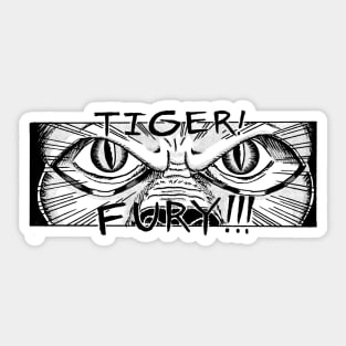 El Rey de LA: Tiger Fury!!! Sticker